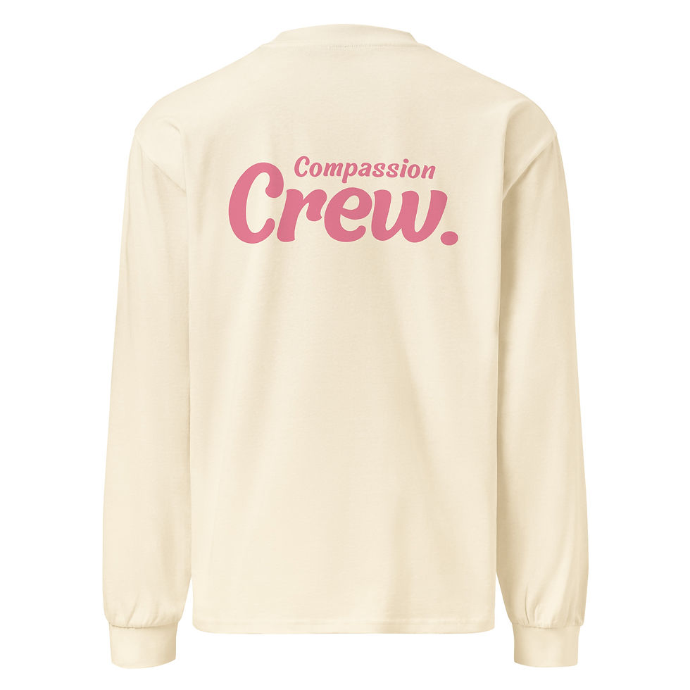 Thumbnail: "Compassion Crew Jersey" Premium heavyweight long sleeve shirt