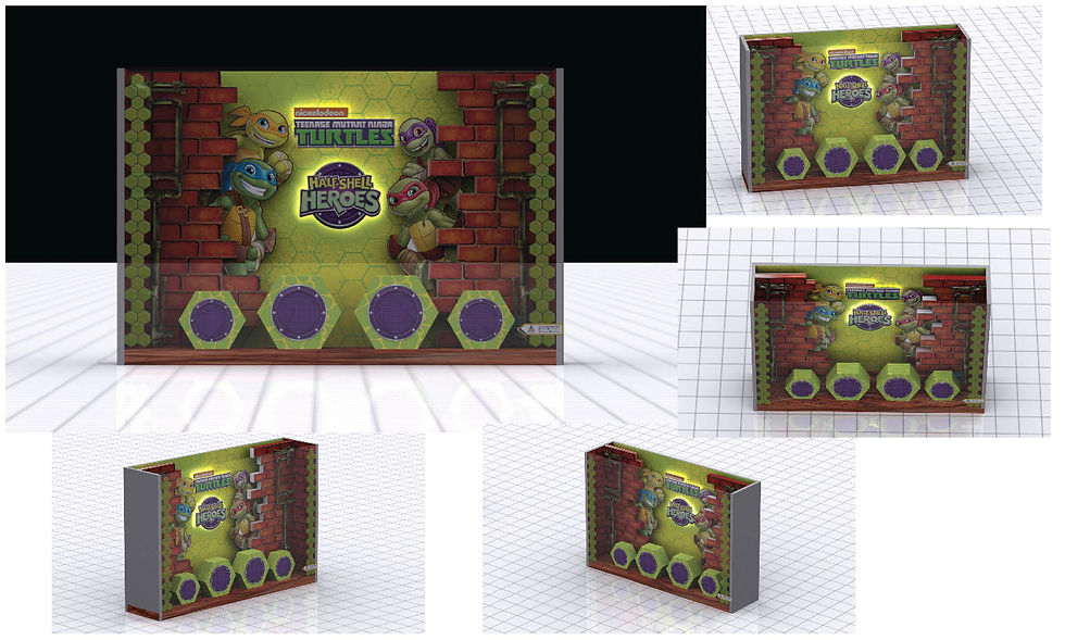 TMNT Halfshell Retail Display Window