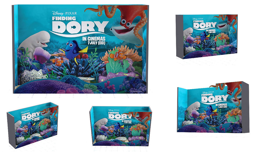 Finding Dory Retail Display WIndow
