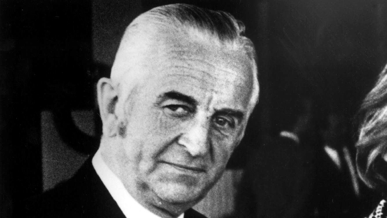 Herbert Quandt mit Ehefrau Johanna 1971