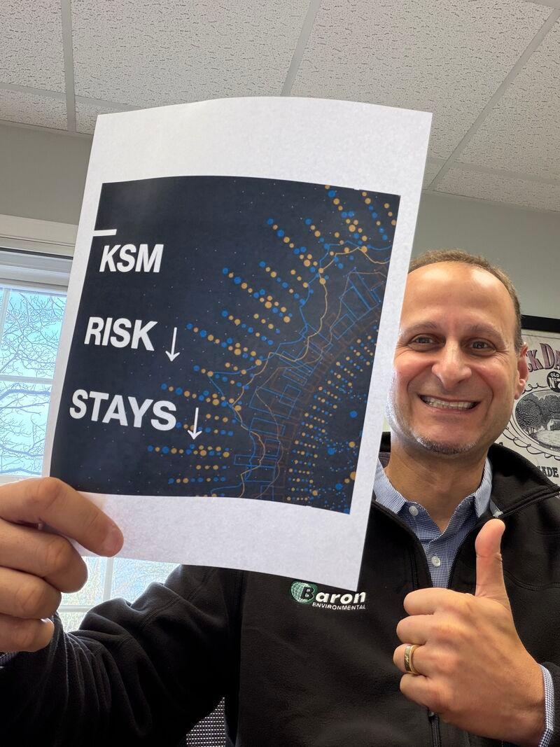 KSM: Risk goes down and stays down over time