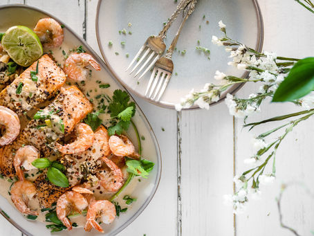 Saumon & crevettes miso