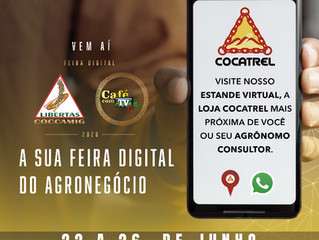 Cocatrel participa da Feira Digital Coccamig Café com TV