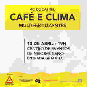 a importância do clima relacionado a diversos aspectos do cafeeiro. Contamos com sua presença!