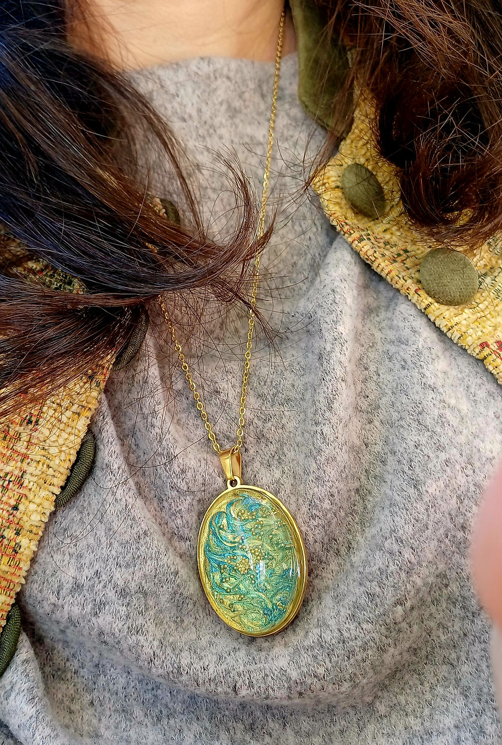 Thumbnail: Blue bliss pendant 