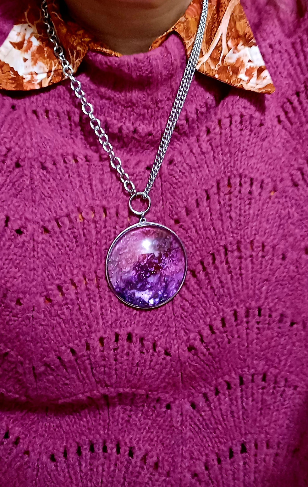 Thumbnail: Purple Sun Necklace 