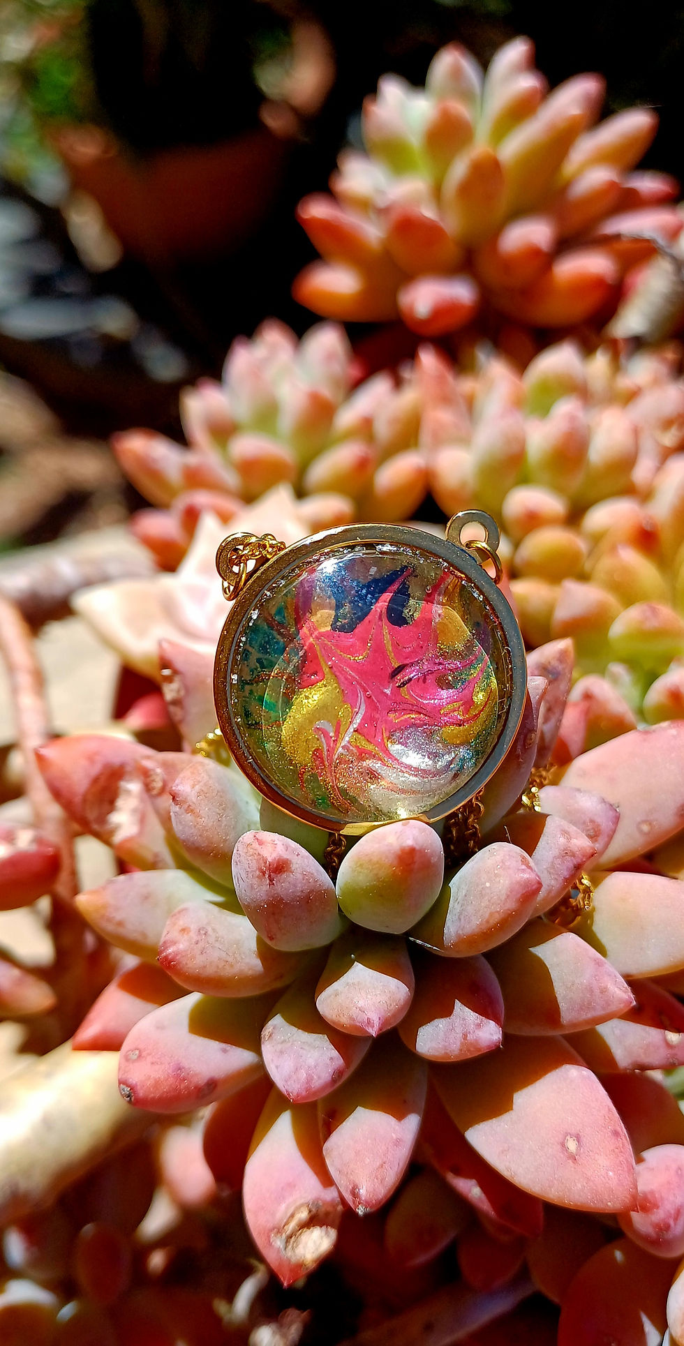 Thumbnail: Red Swirl Necklace 