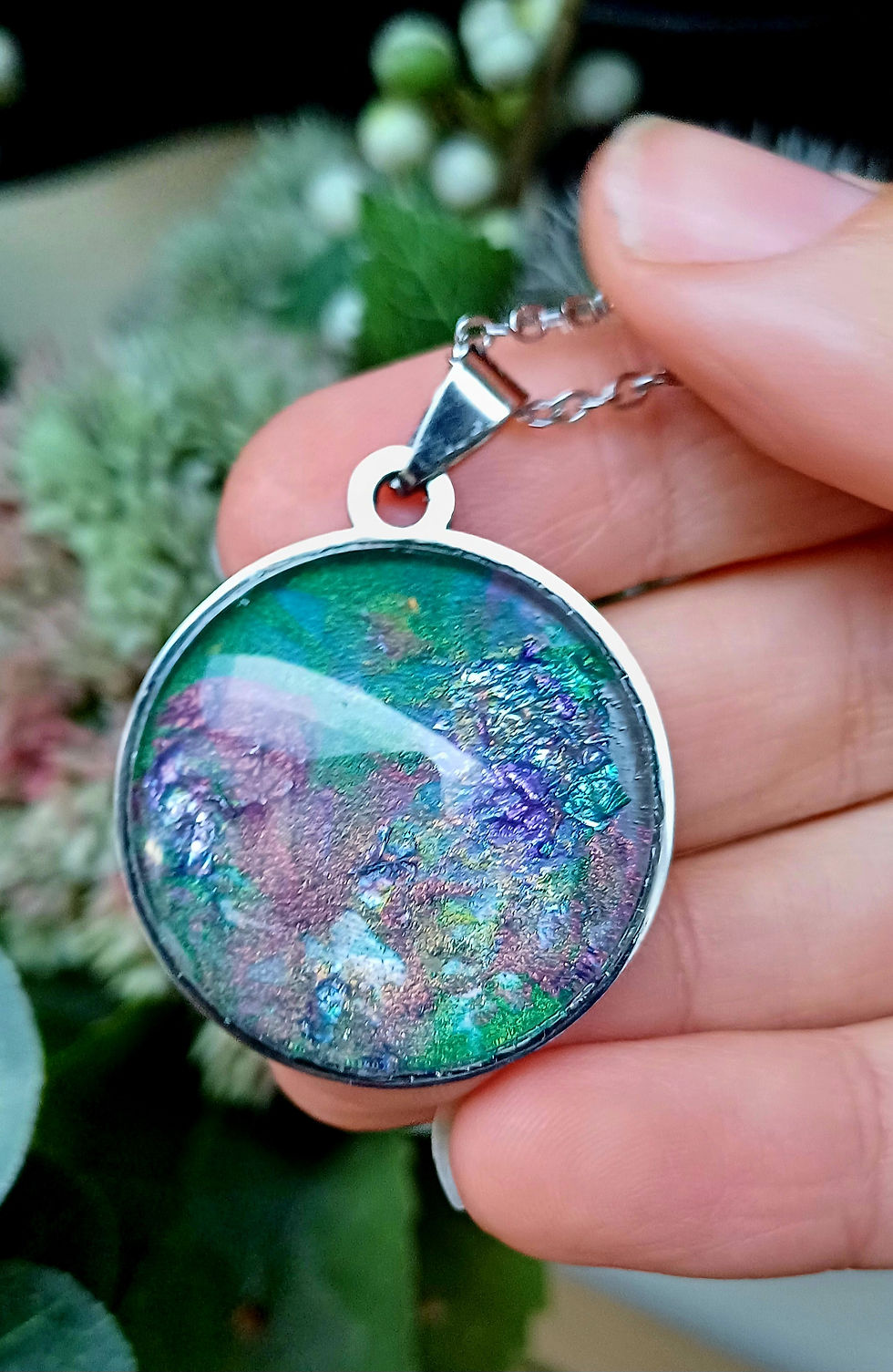 Thumbnail: The Waterlilies Pendant 