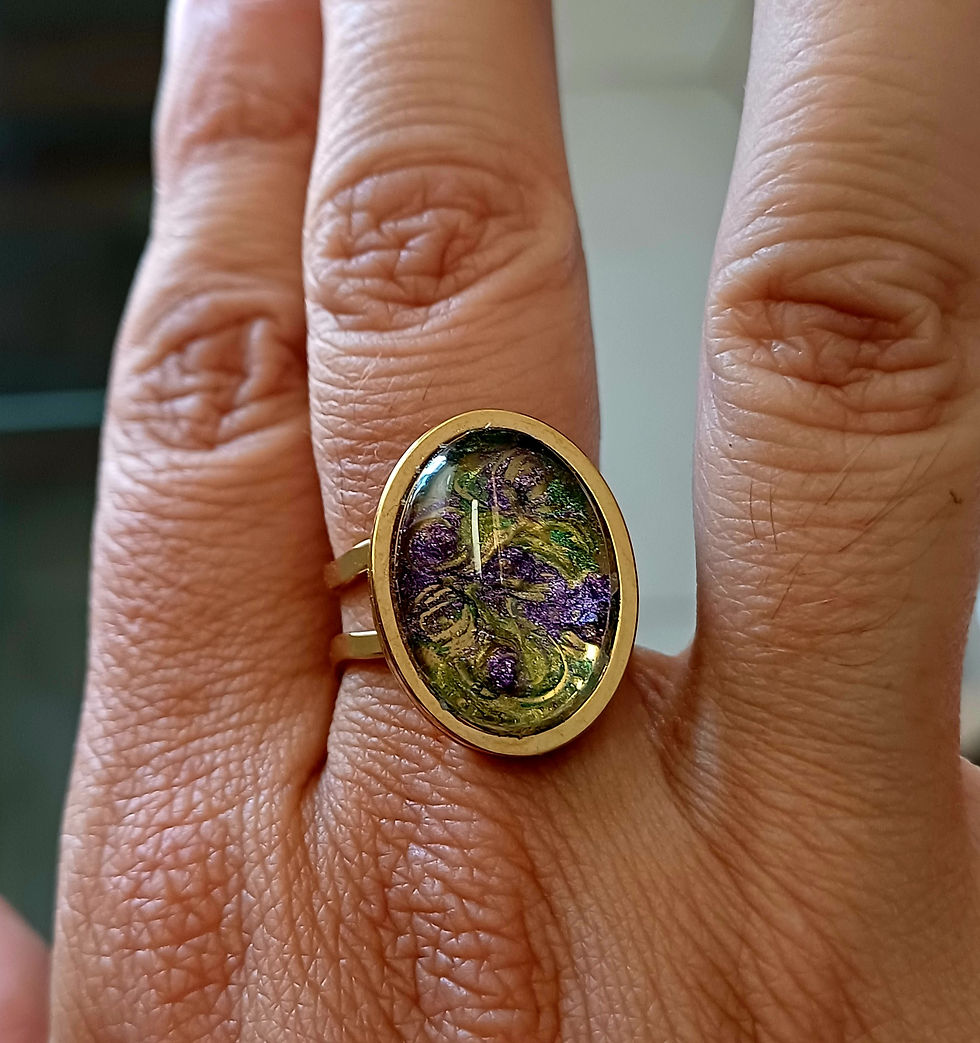 Thumbnail: Purple Flourish Ring 💍 💜 ✨️ 