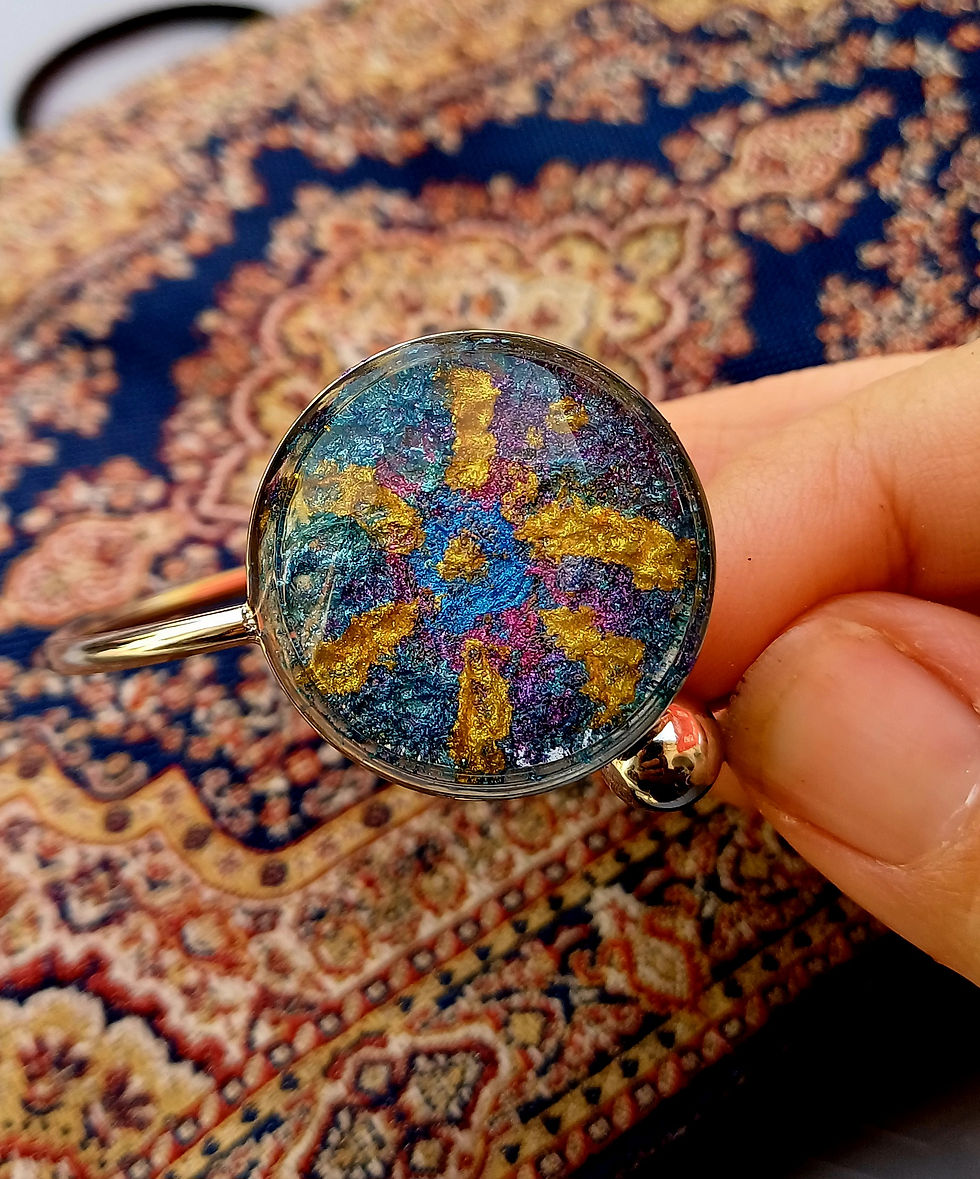 Thumbnail: Blue Shimmer Bangle 