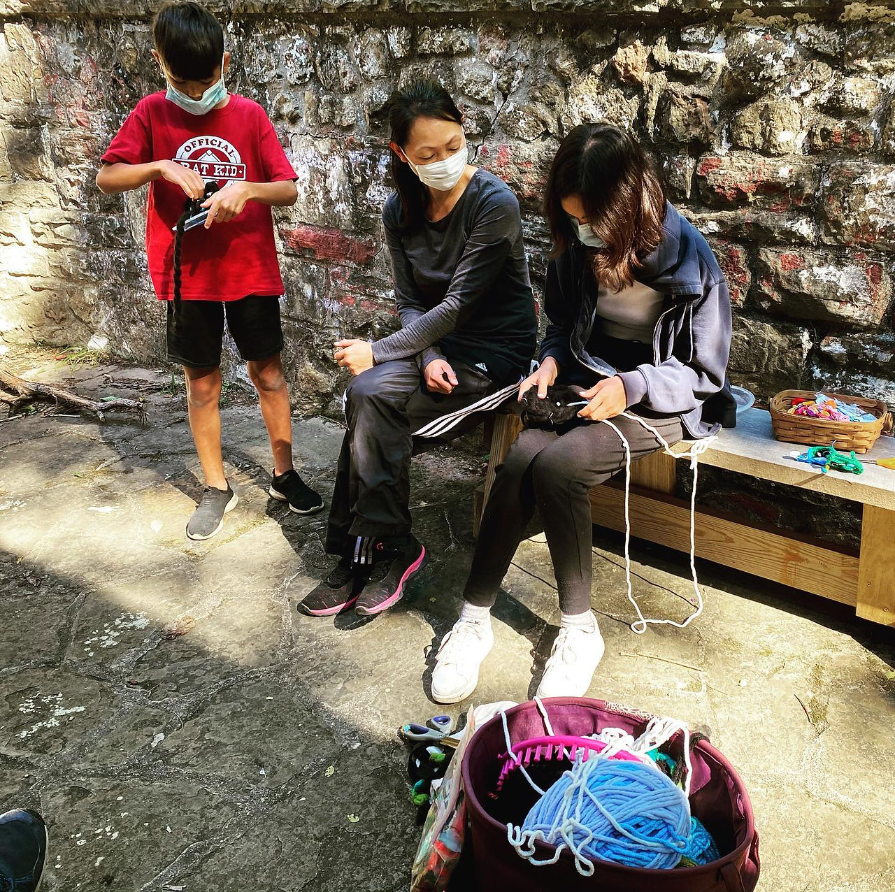 The concept of weaving materials offers so many opportunities to create.