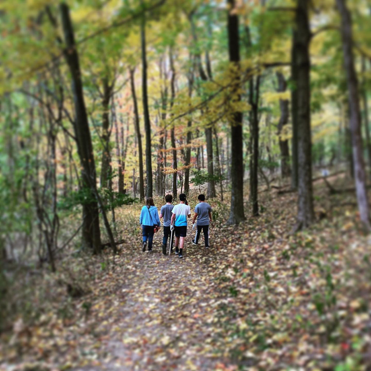 Getting teens outdoors. yay!