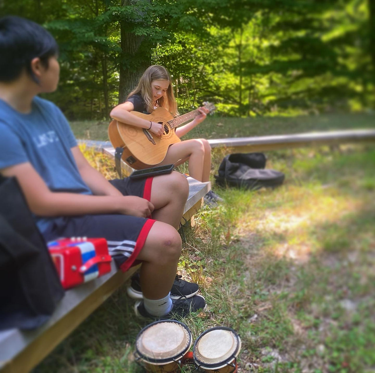 Music, outside!! Teen Wksp