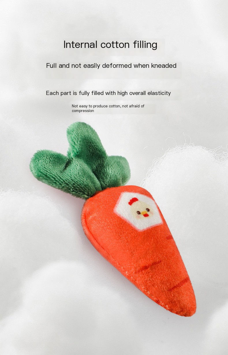 Miniatura: Plush Carrot Pulling Toy