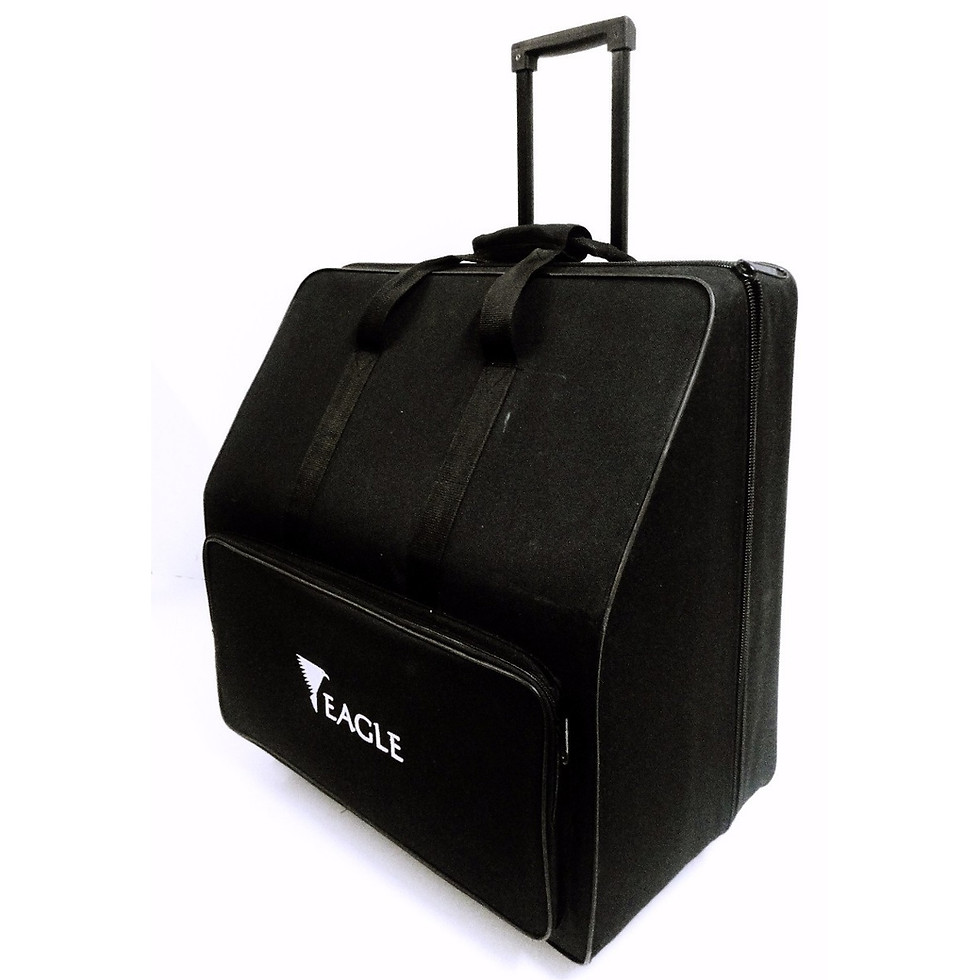 Miniatura: Acordeon Eagle 120 baixos Vermelha