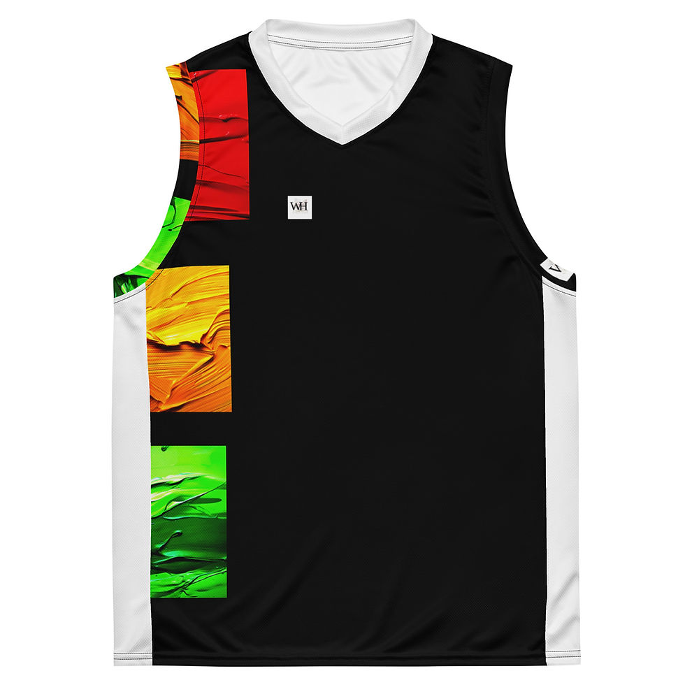 Thumbnail: WHTR Recycled unisex basketball jersey