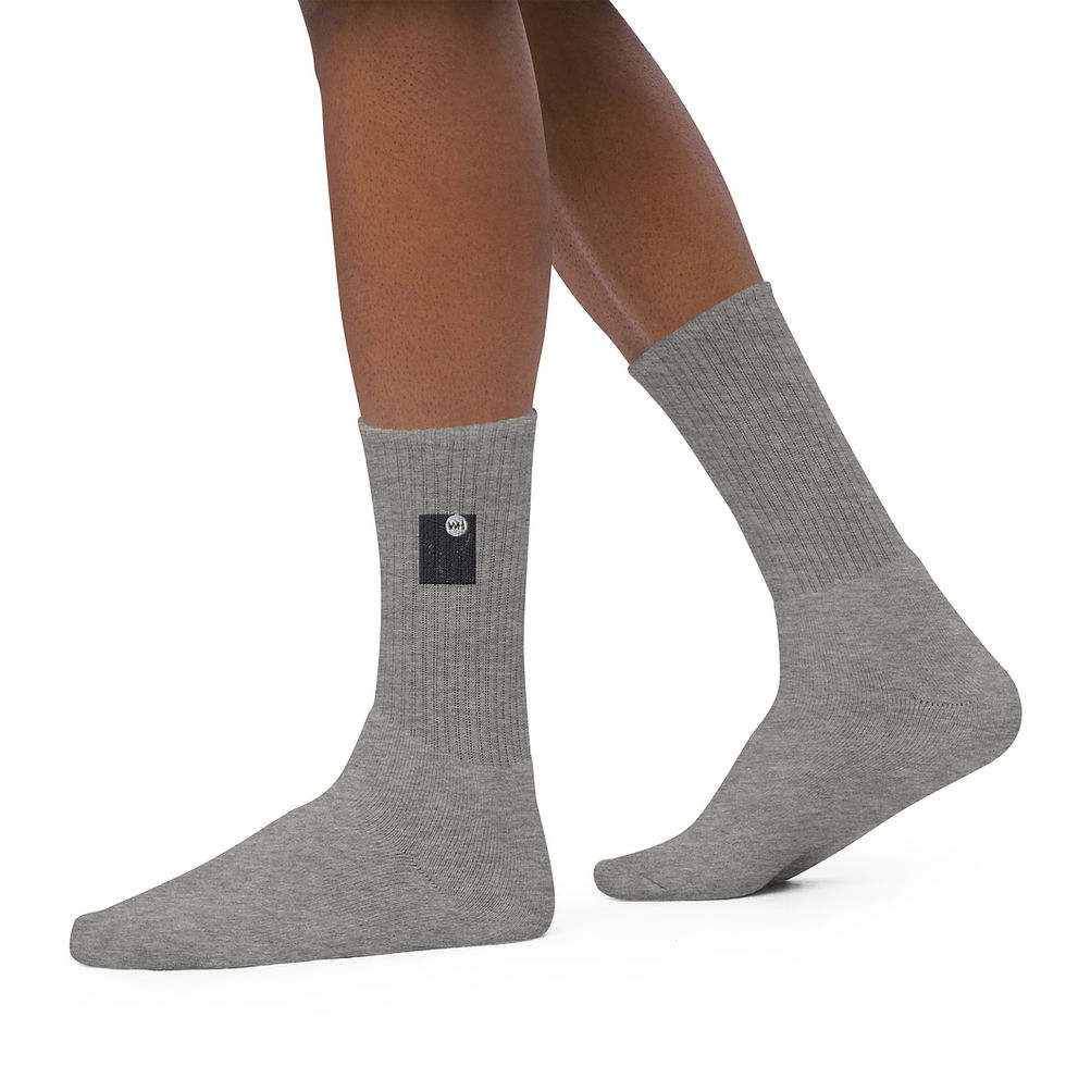 Thumbnail: WHTR Embroidered socks