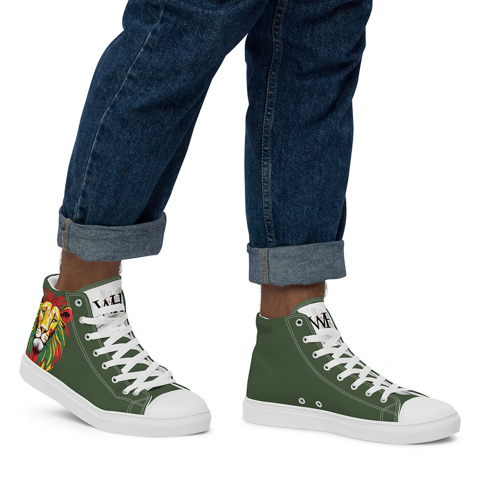 Thumbnail: Men’s high top canvas shoes