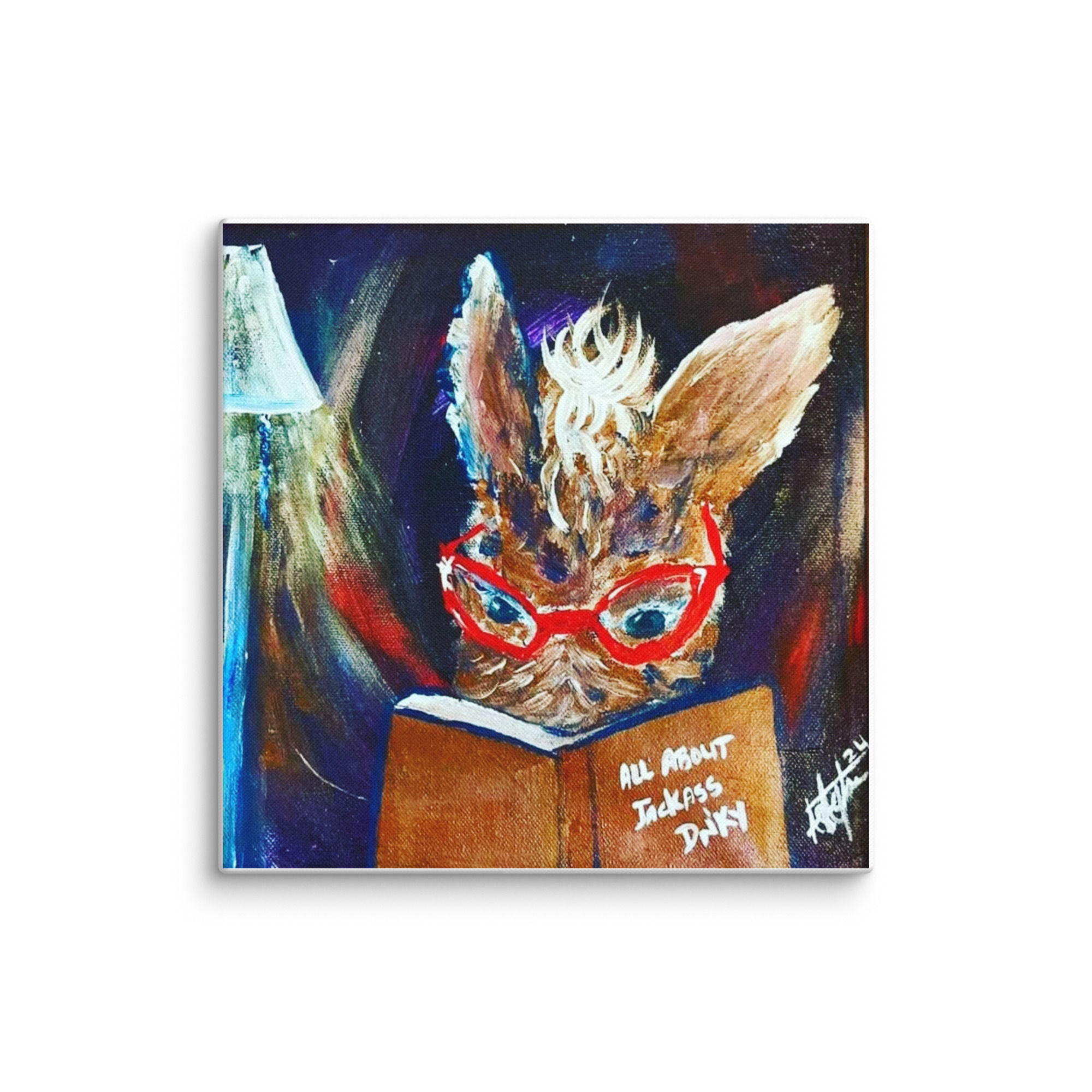 All about Jackass Dnky Canvas