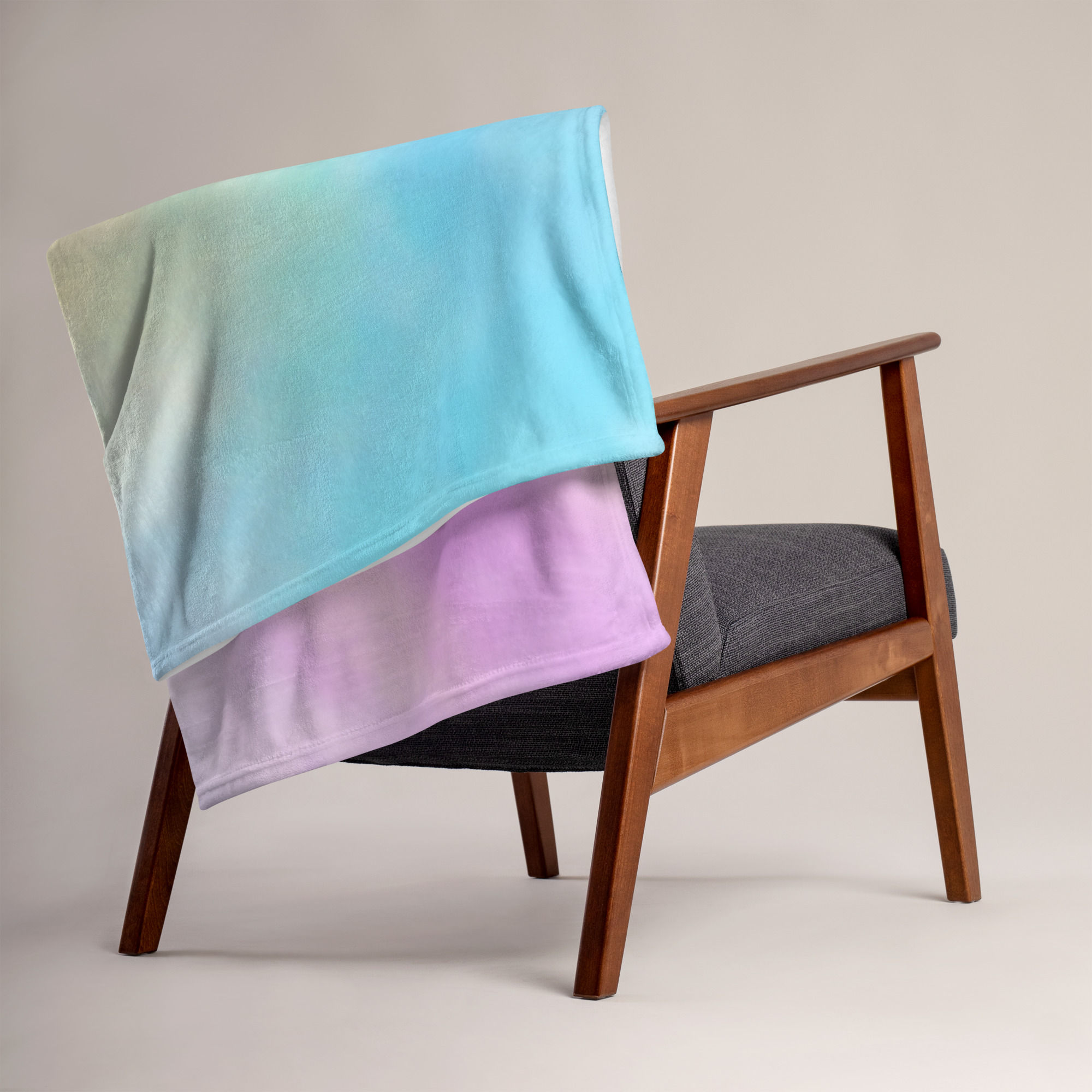 Bubble gum theme Throw Blanket