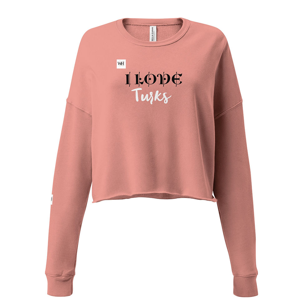 Thumbnail: WHTR Turks Island Crop Sweatshirt