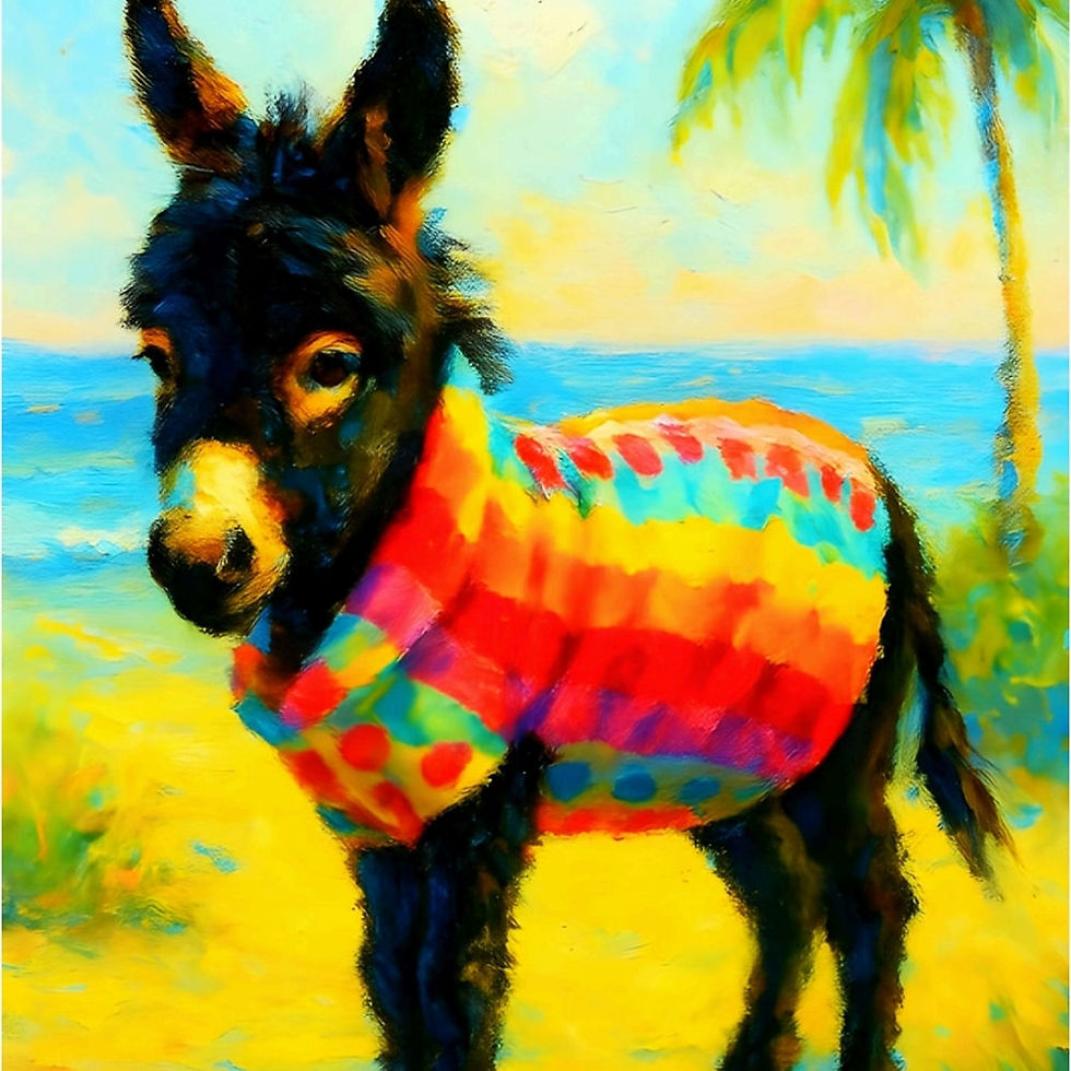 Thumbnail: little donkey special Thin canvas