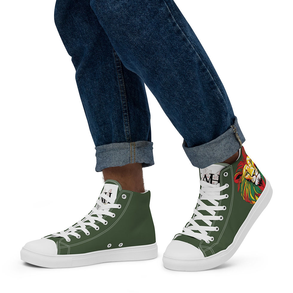 Thumbnail: Men’s high top canvas shoes