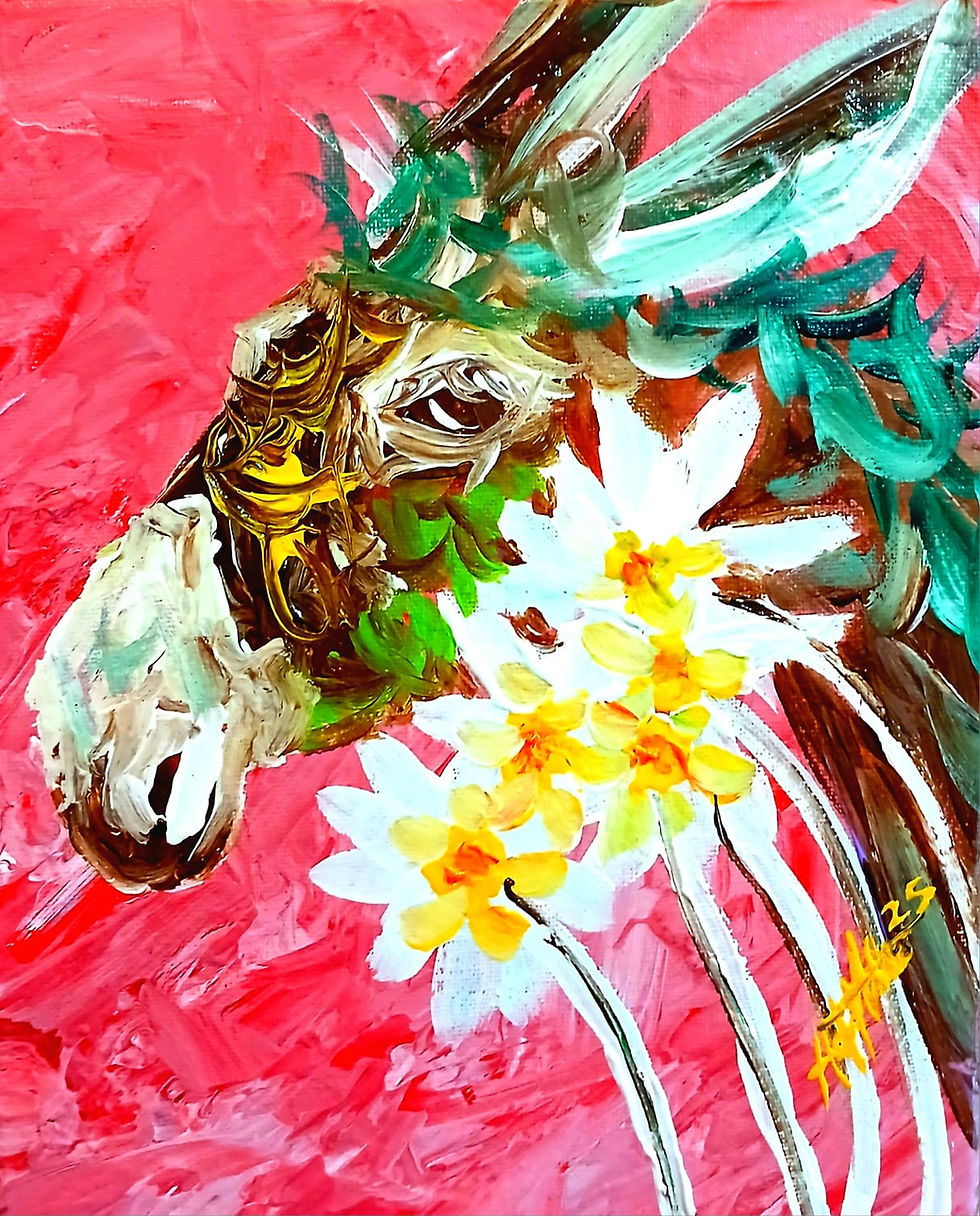 Thumbnail: Jazmin Donkey Canvas