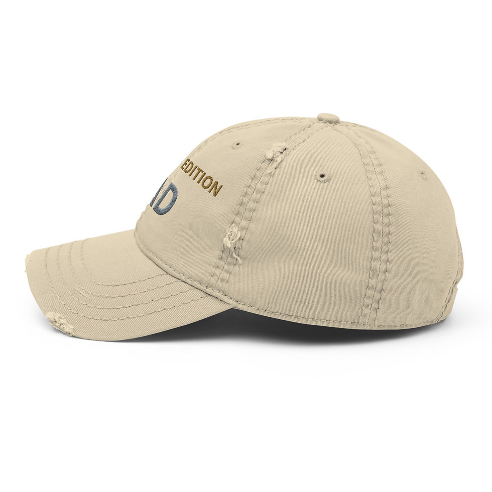 Thumbnail: FATHER'S DAY Distressed Dad Hat