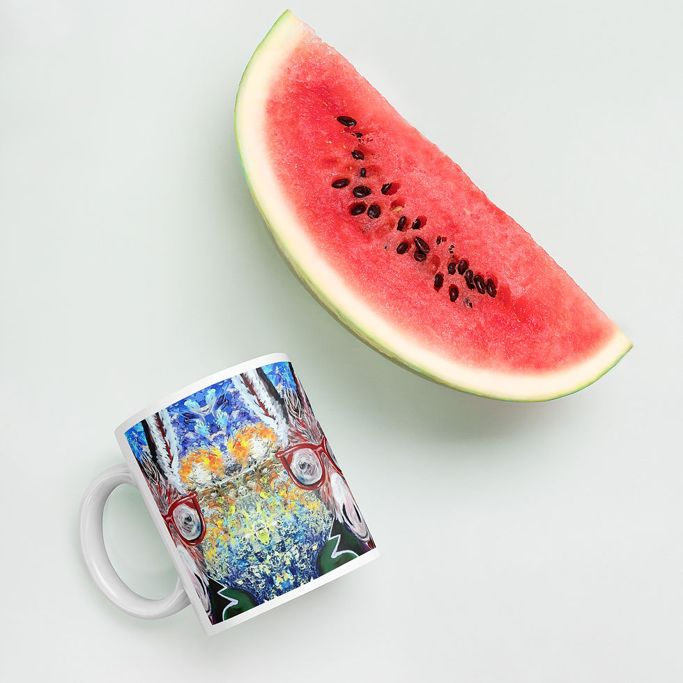 Thumbnail: White glossy Grand Turk donkey mug