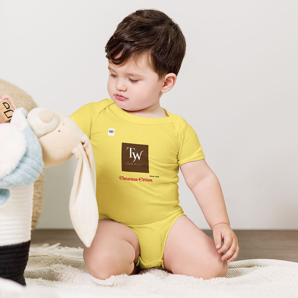 Thumbnail: WHTR Team Wyatt Exclusive designer Baby short sleeve one piece