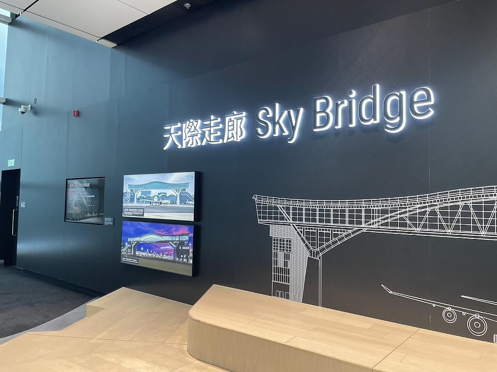 I had time to check out the sky bridge I saw in a HK tv drama