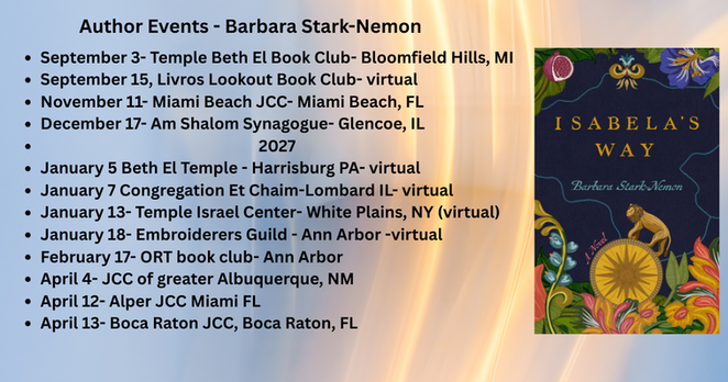 Author Events - Sept.2026-April 2027