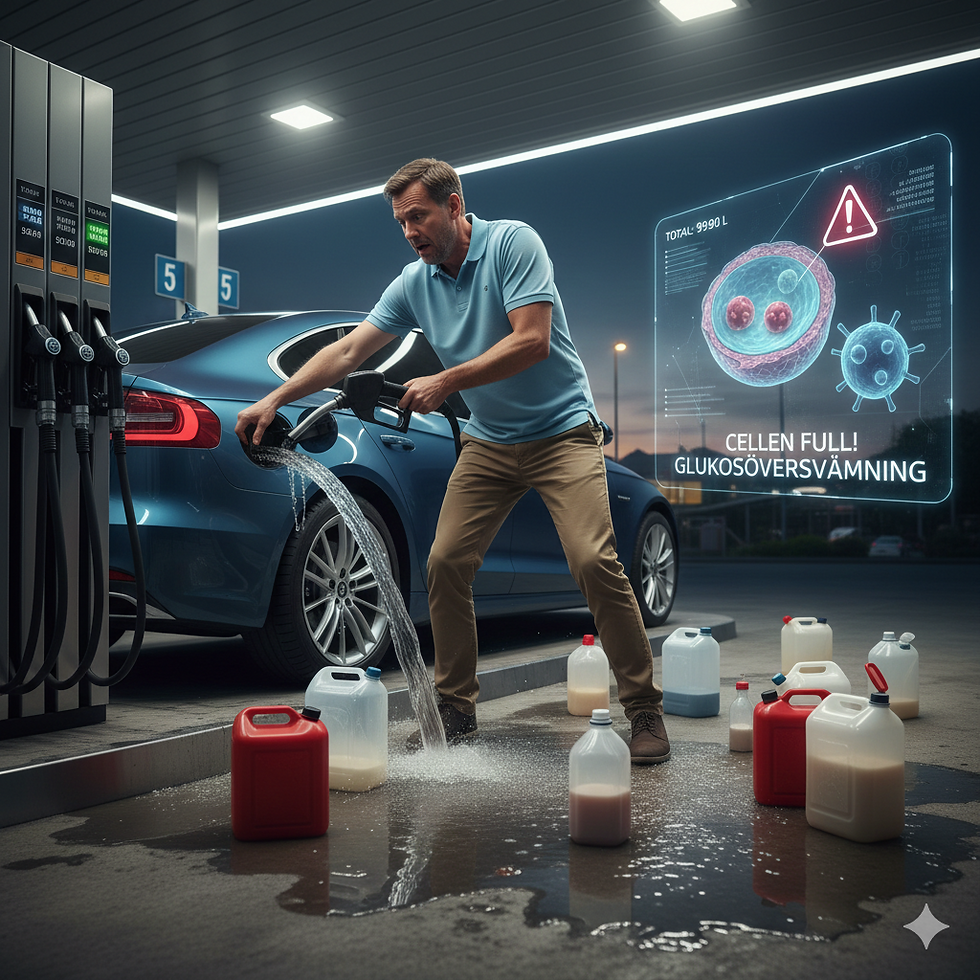 Tanken är full men pumpen fortsätter gå- sanningen om metabol friktion.