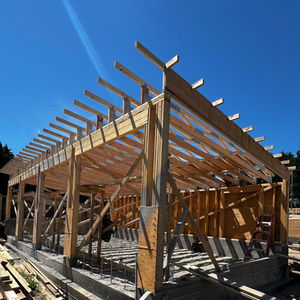 Wooden Construction Site