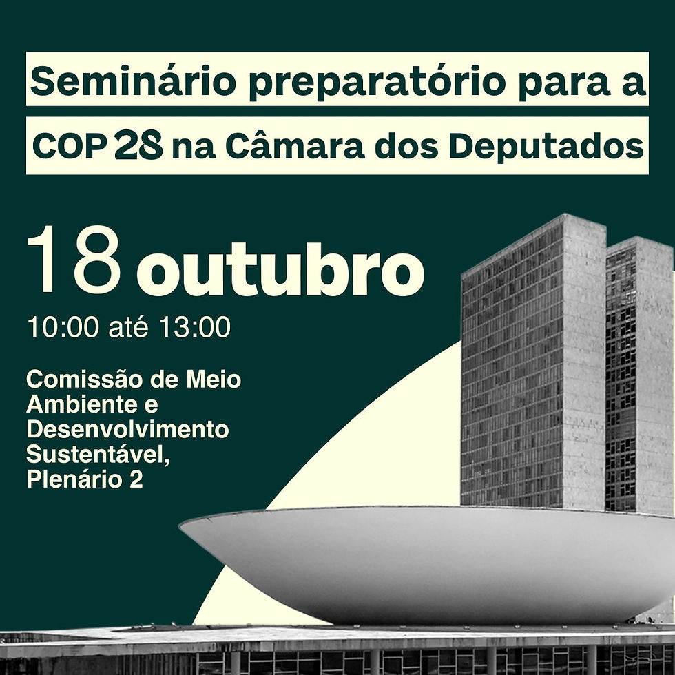 Seminário preparatório para a COP-28