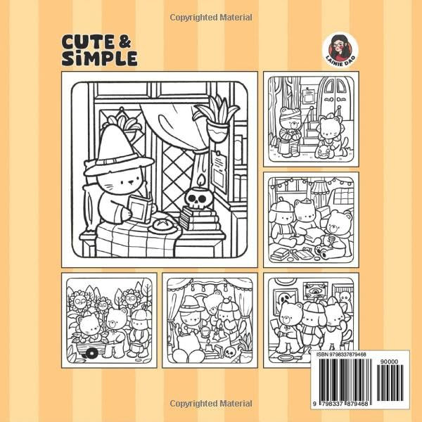 Hygge Halloween Coloring Book, Lainie Dao - Imagem 2