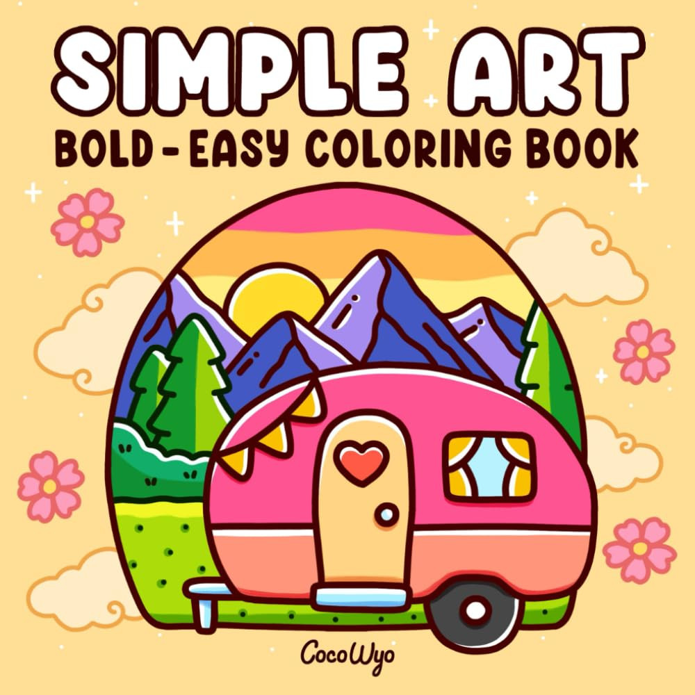 Simple Art: Coloring Book, Coco Wyo
