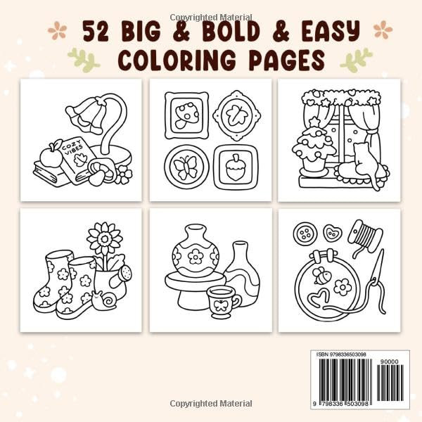 Cozy & Cute Coloring Book, Coco Wyo - Imagem 2