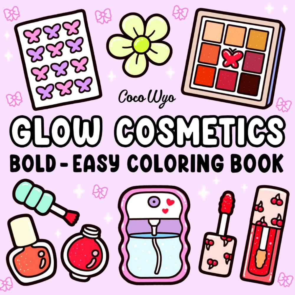 Glow Cosmetics: Coloring Book, Coco Wyo