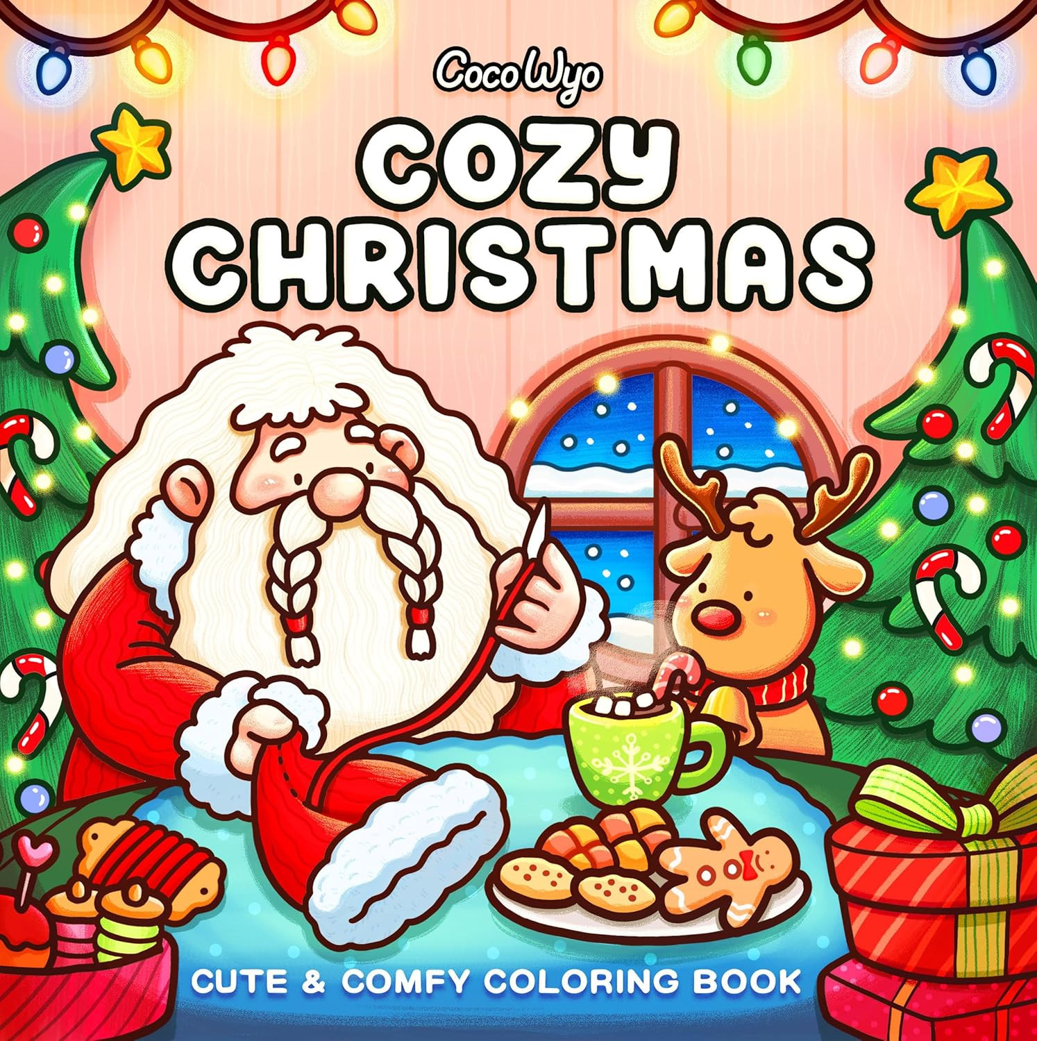 Cozy Christmas Coloring Book Coco Wyo