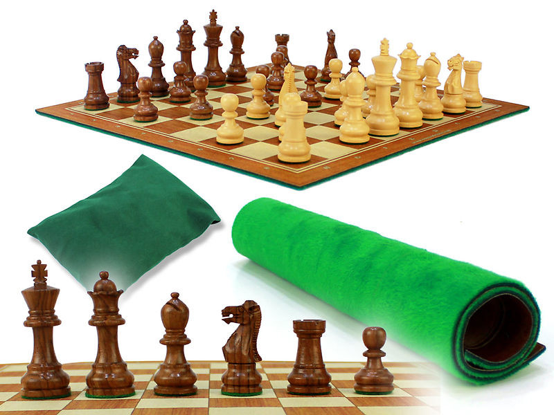 Jogo de Xadrez Monarca + 2 Rainhas Extras