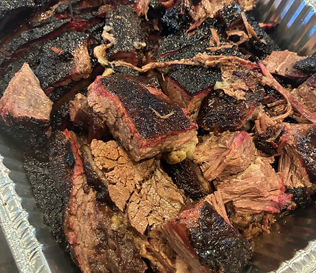 Brisket catering.