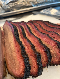 Barbecue brisket at Luke’s Barbecue