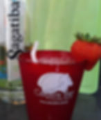 Coco com cachaça de alambique