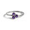 Thumbnail: Amethyst Cluster Sterling Silver Ring