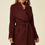Thumbnail: De La Creme Womens Wool Blend Large Lapel Duster Coat