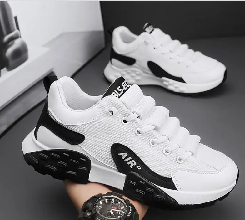 Thumbnail: New men's net surface casual sports fashion shoes comfortable all fashion