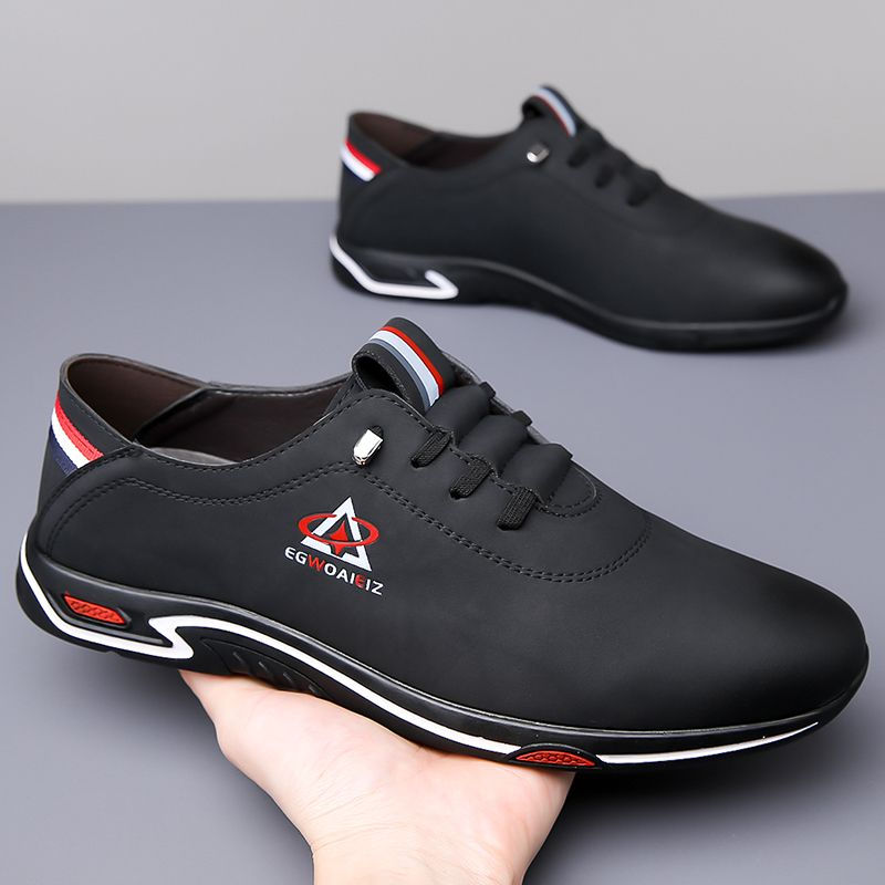 Thumbnail: Men's casual shoes new breathable deodorant white