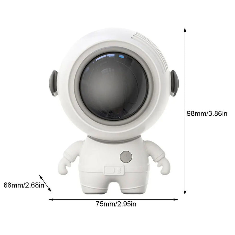 Thumbnail: Astronaut Neck Hanging Fan Portable Cute Quiet Running Brushless Motor